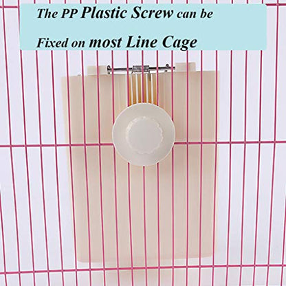 Rabbit Hay Feeder, Large Capacity Bunny Hay Rack for Rabbits, Guinea Pigs, Chinchillas, Small Animals, Hay Dispenser - color: White
