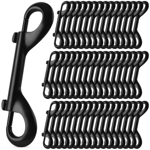 ERKOON 4.7 Inch Double End Trigger Snap Bolt Hooks for Horses (50 Pack) - size: 50 Pack