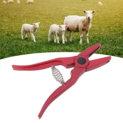 Livestock Ear Tag Pliers, Universal Ear Tag Applicator, Lightweight Tagger Puncher for Pigs Sheep Goat Sheep