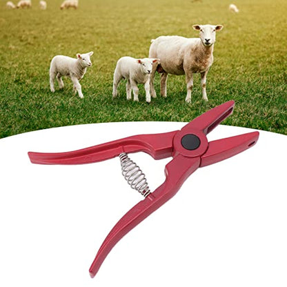 Livestock Ear Tag Pliers, Universal Ear Tag Applicator, Lightweight Tagger Puncher for Pigs Sheep Goat Sheep
