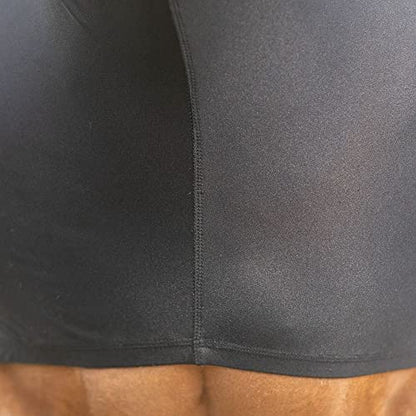 Dura-Tech Pull-On Horse Slicker Hood | Lightweight 4 Way Stretch Lycra | Ideal for Spring and Summer | Fleece Lined Nose for Comfort | Large Eye Holes for Secure Fit - size: Medium