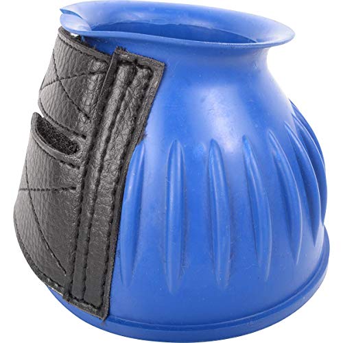 CASHEL Rubber Bell Horse Boots, Blue, Large