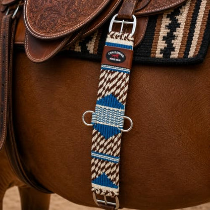 Horse Western 13 Strand Double Weave Two-Tone Mohair Straight Cinch 97RT14 - size: 36"