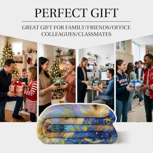Jekeno Golden Retriever Gifts Blanket Starry Night Dog Blanket - color: Golden Retriever, size: 50x60 Inch