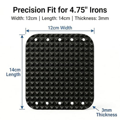 English Stirrup Pads Non Slip Rubber Treads with Shock Absorption Saddle-Safe Wrap Around Stirrup Iron Pads Horse Riding Gear for Safety Stirrups Jumping & Trail Riding 4.75"-1 Pair