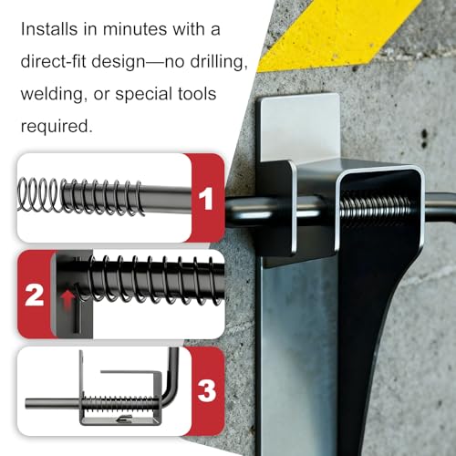 847 Trailer Gate Latch and Spring Pin Kit, 2-Pack