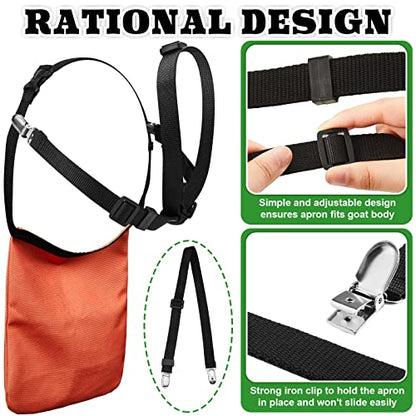 Kajaia Goat Apron Anti Breeding Sheep Skirt - color: Orange, size: Medium