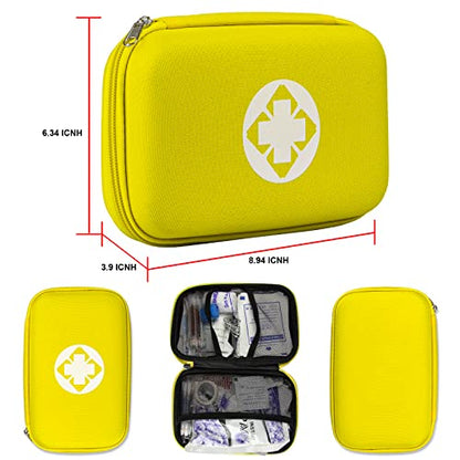 First Aid Kit Car Home Emergency Essential Kits - Yellow 277Pcs YIDERBO - color: Yellow-277pcs