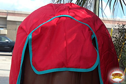 Winter Horse Turnout Blanket Waterproof by Hilason - size: 72 In