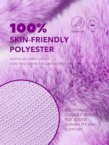 Harrison Howard Fleece Halter Covers for Horses, Set of 9, Prevent Hair Loss Pressure Marks, Padded Horse Halter Fleece Set Light Purple - color: Light Purple