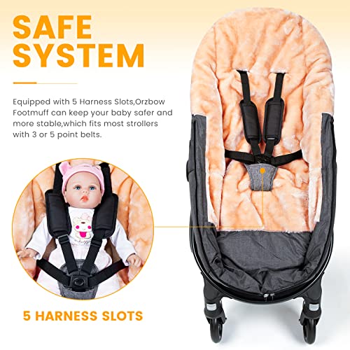 Orzbow Stroller Footmuff, Universal Baby Bunting Bag, Weather-Proof Blanket - color: Dark Grey