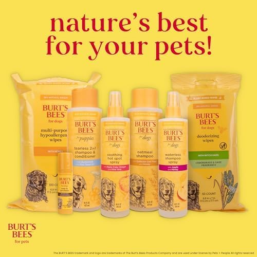 Burt's Bees for Pets Palm Brush with Hemp Bristles, Large Dogs, 2-Pack - size: 2 Count