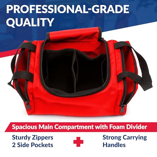 Dixie EMS Dixigear Empty First Responder II Bag 10.5" x 5" x 8" - Red - color: Red