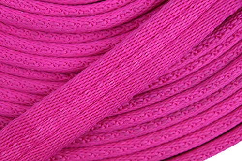 Premium Horse Training Super Soft Grip Swivel Lunge Line with Rubber Stopper with 6 Month Warranty and Replaceable Snap - color: Red, size: 34'