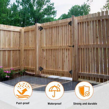 Anti Sag Gate Frame Kit with Gate Latch - Updated 90 Degree Right Angle Gate Hinges - Fence Gate Kit Gate Hardware - Gate Corner Brace Bracket (1 Set) - size: 1 set