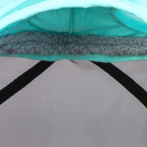 Harrison Howard CareMaster Pro Luminous Fly Mask Large Eye Space Standard Summer Mint L - color: Summer Mint, size: Full (Large)