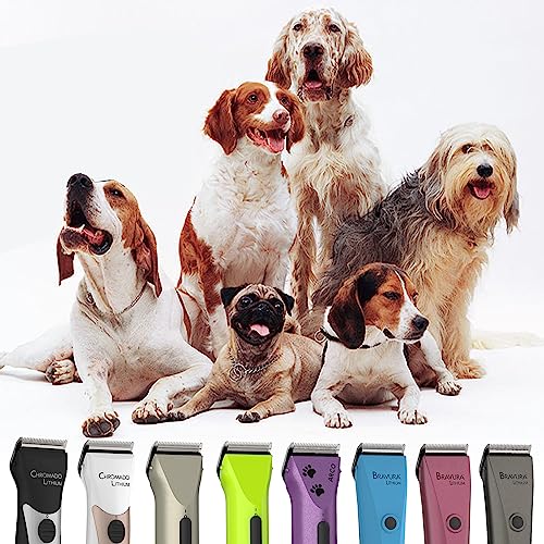 2PCS Adjustable 5 in 1 Replacement Blades Compatible with Wahl 5 in1 Clipper Bravura, Chromado, Creativa, Figura, Motion, Supergroom Dog Grooming Clippers - color: Black-2
