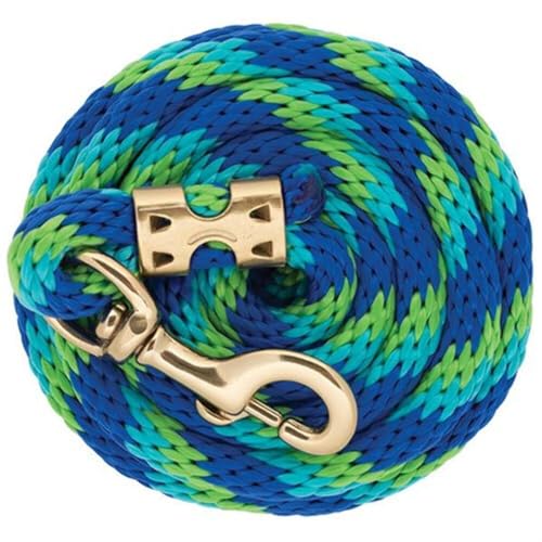 Weaver Equine Value Lead Rope with Brass Plated 225 Snap, Cinnamon