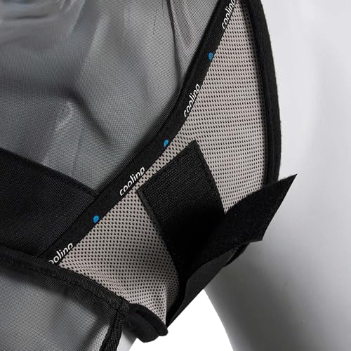 HORZE Cooling Long Nose Fly Mask - Atmosphere - S - color: Atmosphere, size: S