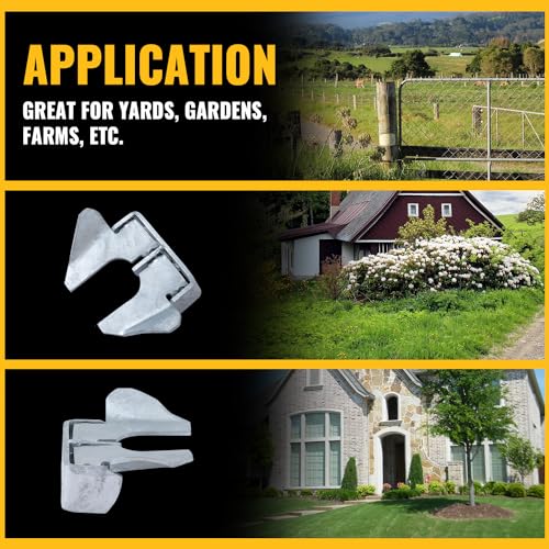 VIVIDA Butterfly Gate Latch, Wall Mount Gate Latch, 1-3/8" to 1-5/8", 1 PCS - color: Silver, 1 Pack