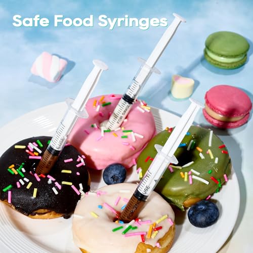 JOLLY PARTY 50Pack 3ml Syringes with Caps 3cc Small Oral Syringe Needleless - style: 3ml