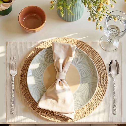 24 Piece Hammered Dinner Forks Set,18/10 Stainless Steel Forks, 8 Inch - size: 24-Piece