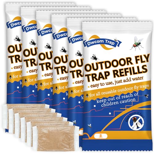 6x30g Fly Bait Fly Trap Refill Packets - size: 6 pack