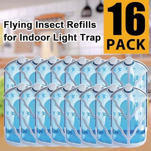 BAIMNOCM 16 Pack Refill Cartridge Compatible with M364 & Max Flying Insect Trap Plug-in Light - style: 16pcs Refill