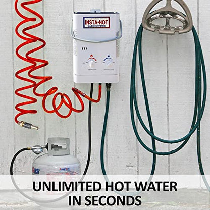 Original Portable Equine Washing System | Ultimate Comfort with Instant Warm Water | Comfortable, Stress-Free Horse - style: Insta-Hot only