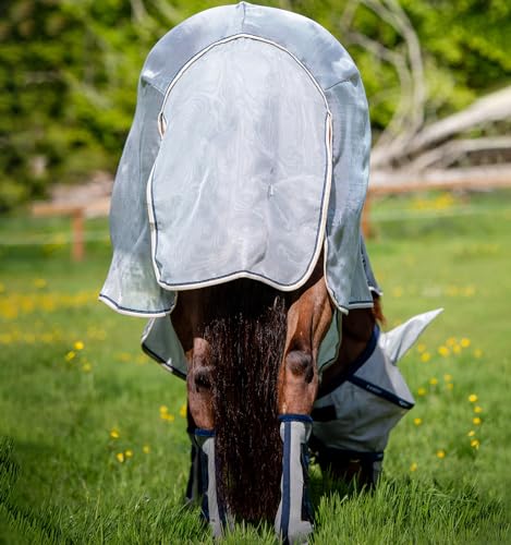 Horseware® Rambo® Protector Fly Sheet - Silver/Navy & White & Beige, 81 inches - size: 81 inches