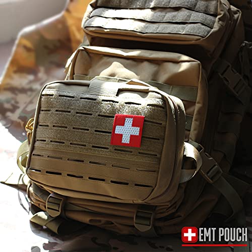LIVANS Medical Bag, First Aid Bag Empty for Emergency & Trauma Kits - color: Khaki
