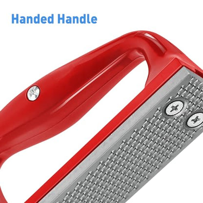 Harhana Goat Hoof Rasp File, Farrier Rasp for Small Hooves, Goat and Small Animals - color: Red