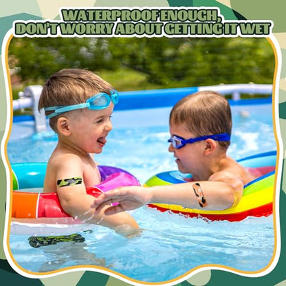 Panelee 120 Pcs Kids Bandages Bulk Waterproof Flexible, Cool Style - style: Cool Style