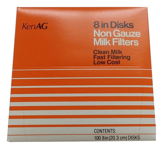 Kenag Milk Filter Disks 8" (100 disks)