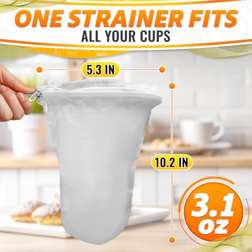 5.3 In Thai Tea Strainer, Fine Mesh Cloth, Stainless Steel Handle - style: Tea Filters