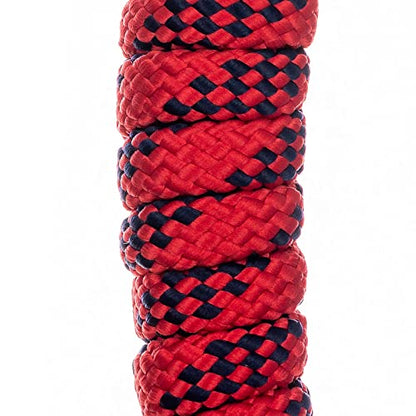 Equinavia Iris Soft 8' Lead Rope with Snap Buckle - Red/Navy - One Size - color: Red/Navy