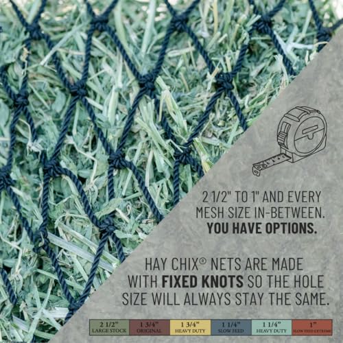 hay chix Half Bale Slow Feed Hay Net for Horses - 1 3/4" Holes - Leopard - color: Leopard