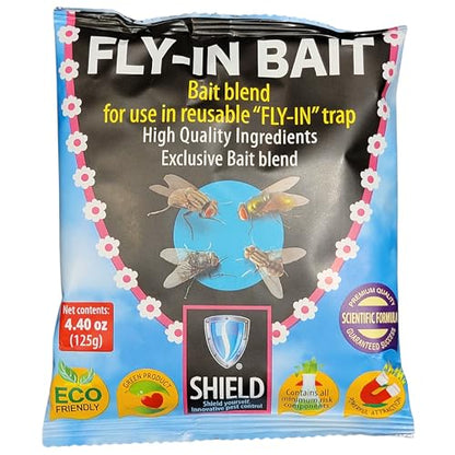 Bulk Fly Bait Granules - Fly Trap Refill - Ranch Fly Trap Bait - Works in Any Trap! 125g Pack