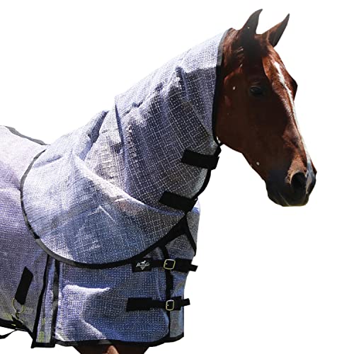 Professional's Choice Pc Fly Neck Cover (PCFNC-Gry/BLA) - size: Standard