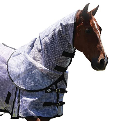 Professional's Choice Pc Fly Neck Cover (PCFNC-Gry/BLA) - size: Standard