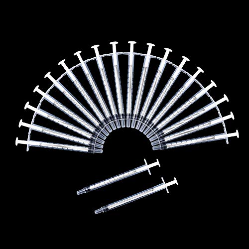 Frienda 20 Packs Syringes Without Needles,1 Ml - size: 1 ml