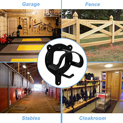 12 Counts Horse Bridle Rack, Bridle Bracket Bridle Hooks with Tubes & Screw - size: 12 Counts
