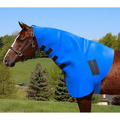 Dura-Tech Superior Neck/Chest/Shoulder Sweat for Horses | Designed by Professionals | Impressive Results | Stretchy Neoprene Material | Adjustable Fit | Secure Hold | Size Large - size: Large