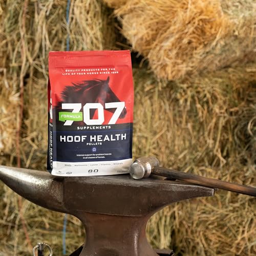 Formula 707 Hoof Health Equine Supplement, 10 lb Bag - 160 Servings – Biotin, Amino Acids, and Minerals to Improve and Support Healthy Horse Hooves - size: 10 lb Bag