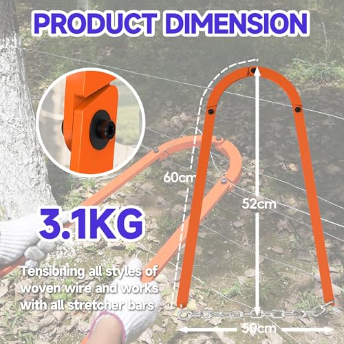 Fence Fixer Tool for Barbed Wire, Horse & Cattle Fencing – Heavy-Duty Manual Repair Tool for Farm & Ranch – Tredre - color: STYL4