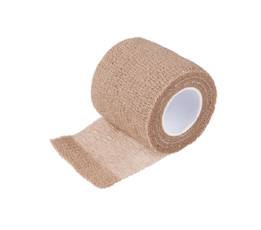 Medique Products 6102 Rip-N-Wrap Elastic Coheasive Wrap, 2" - size: 2-Inch