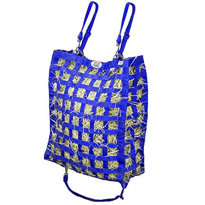 Derby Originals Superior Slow Feeder Horse Hay Bag with Super Tough Bottom and 1 Year Warranty - color: Royal Blue