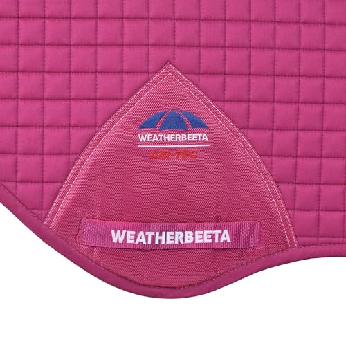 WeatherBeeta Prime Air-Tec Jump Shaped Saddle Pad - color: Bright Magenta, size: Large