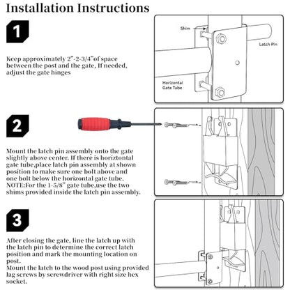 [Upgraded] Blue S16100100 Two Way Lockable Gate Latch - size: A2 1xGate Latch