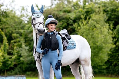 LeMieux Loire Close Contact Saddle Pad - Saddle Pads for Horses - Equestrian Riding Equipment and Accessories - color: Ice Blue
